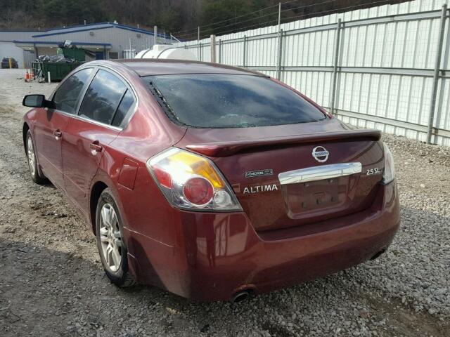 1N4AL2AP3AC170684 - 2010 NISSAN ALTIMA BAS MAROON photo 3