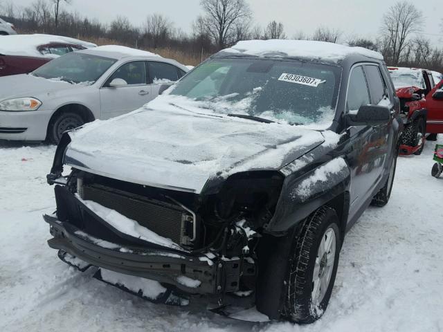 2GKALMEK6E6294696 - 2014 GMC TERRAIN SL BLACK photo 2