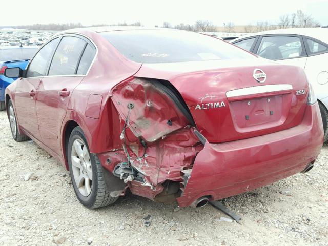 1N4AL21E79N422340 - 2009 NISSAN ALTIMA 2.5 RED photo 3