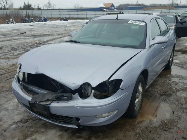 2G4WD532251230087 - 2005 BUICK LACROSSE C BLUE photo 2