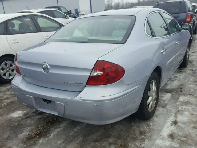2G4WD532251230087 - 2005 BUICK LACROSSE C BLUE photo 4