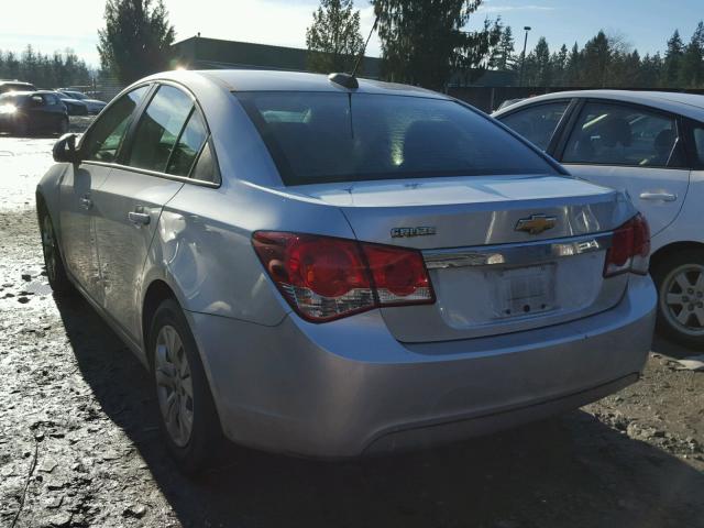 1G1PA5SG6F7292782 - 2015 CHEVROLET CRUZE LS SILVER photo 3