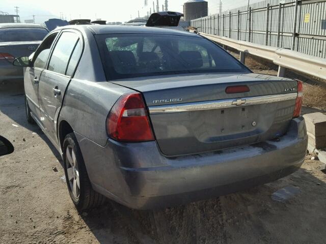 1G1ZT51836F113004 - 2006 CHEVROLET MALIBU LT GRAY photo 3