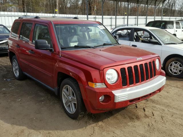 1J8FF48W57D322508 - 2007 JEEP PATRIOT LI RED photo 1