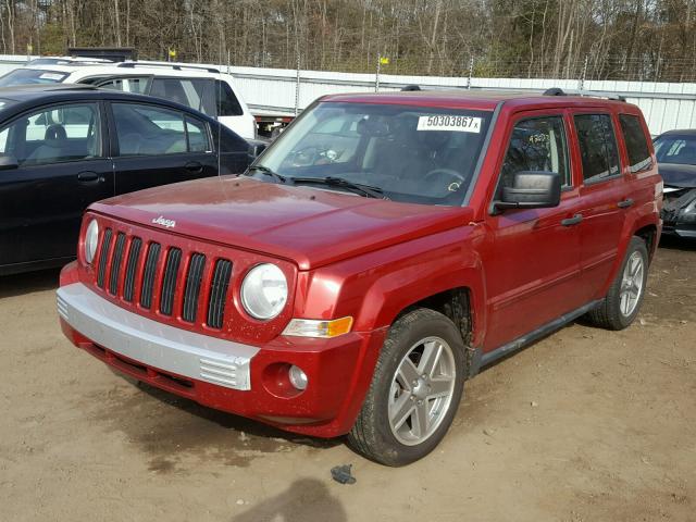 1J8FF48W57D322508 - 2007 JEEP PATRIOT LI RED photo 2