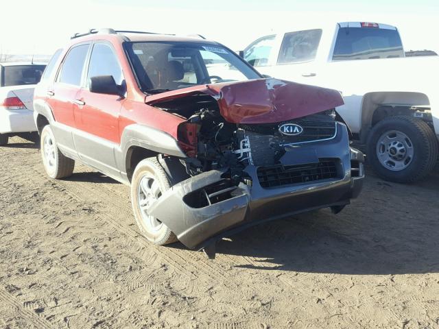 KNDJF723577425783 - 2007 KIA SPORTAGE E RED photo 1