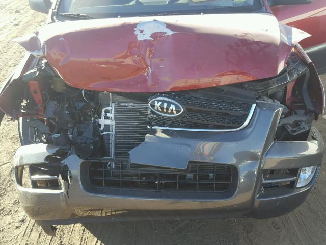 KNDJF723577425783 - 2007 KIA SPORTAGE E RED photo 7