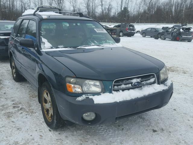 JF1SG63664H731620 - 2004 SUBARU FORESTER 2 GREEN photo 1