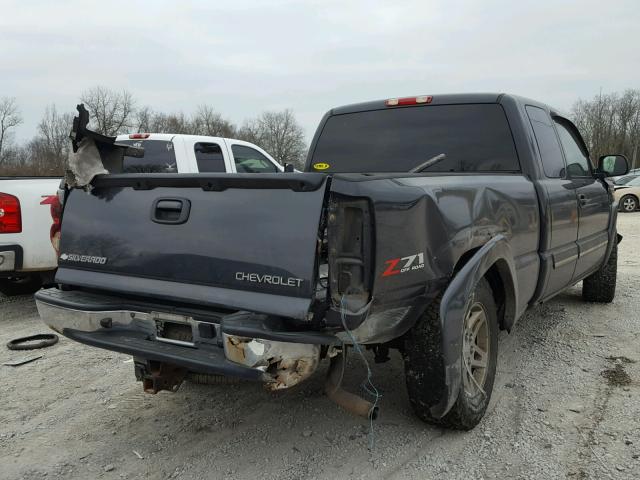 1GCEK19T04E276450 - 2004 CHEVROLET SILVERADO GRAY photo 4