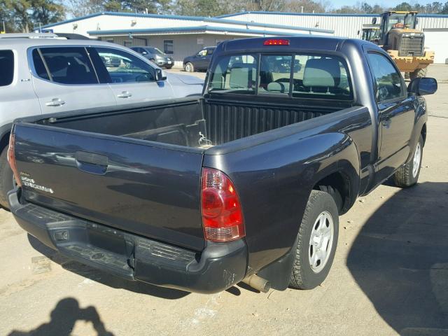 5TFNX4CN1DX019556 - 2013 TOYOTA TACOMA GRAY photo 4