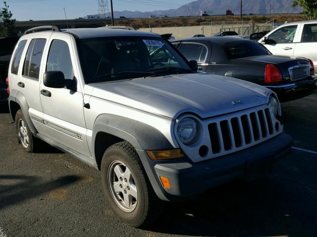 1J4GK48K66W258884 - 2006 JEEP LIBERTY SP SILVER photo 1