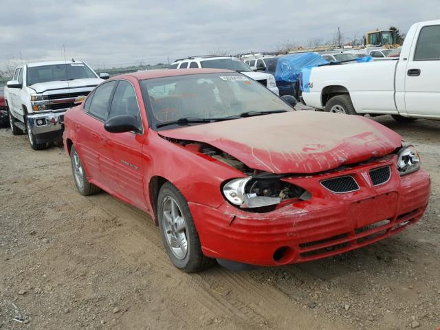 1G2NF52F82C129516 - 2002 PONTIAC GRAND AM S RED photo 1