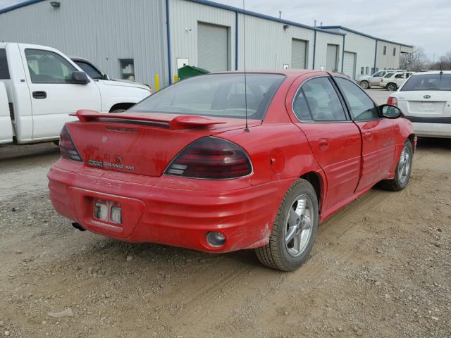 1G2NF52F82C129516 - 2002 PONTIAC GRAND AM S RED photo 4