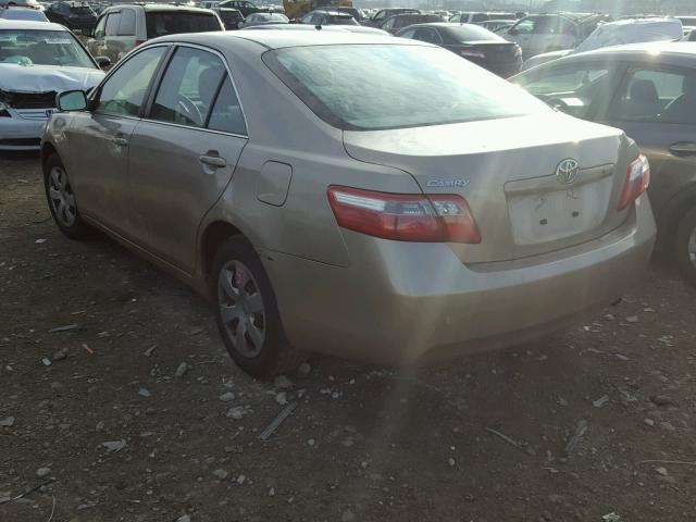 4T1BE46K68U785053 - 2008 TOYOTA CAMRY CE GOLD photo 3