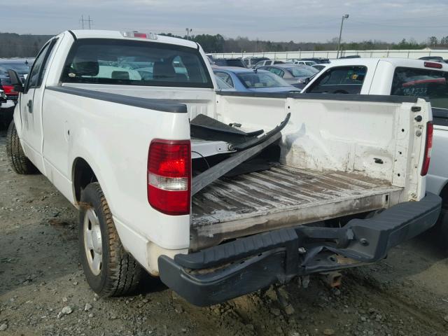 1FTRF12297NA66618 - 2007 FORD F150 WHITE photo 3