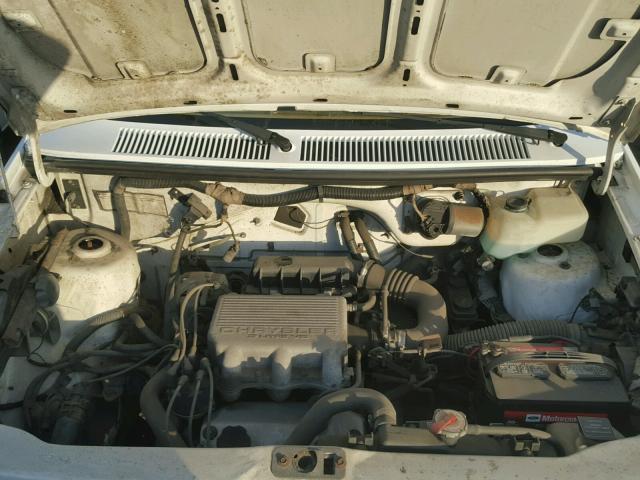 1B7GK1337JX376885 - 1988 DODGE MINI RAM WHITE photo 7