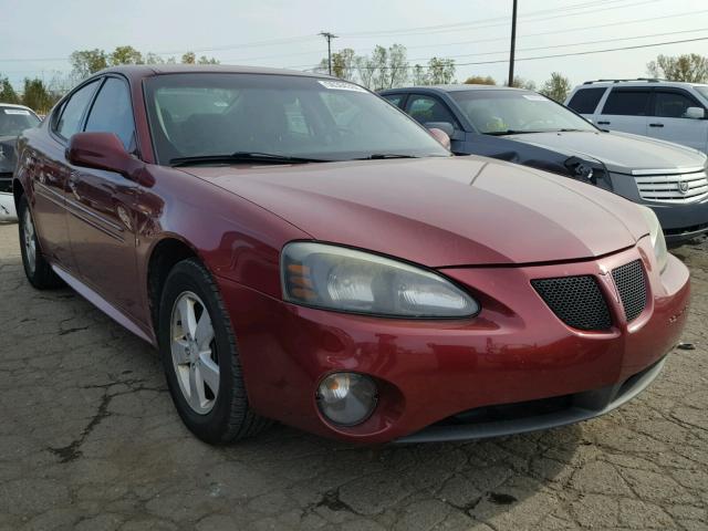 2G2WP552081103775 - 2008 PONTIAC GRAND PRIX Бордовый фото 1
