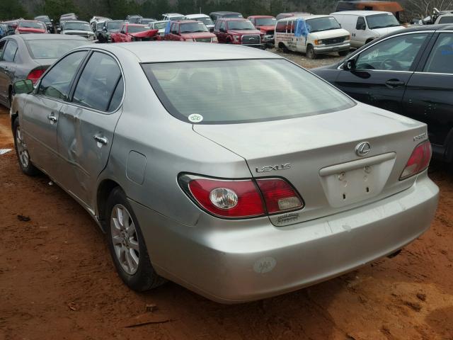 JTHBF30G336003321 - 2003 LEXUS ES 300 SILVER photo 3