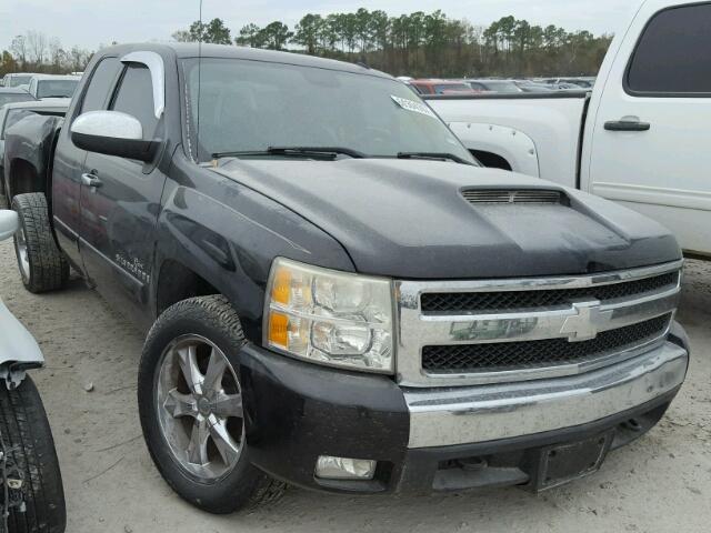 1GCEC19J38Z258695 - 2008 CHEVROLET SILVERADO BLACK photo 1