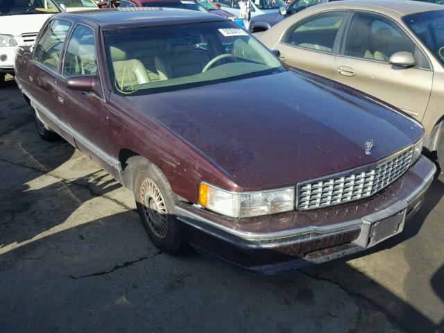 1G6KD52B4RU221523 - 1994 CADILLAC DEVILLE BURGUNDY photo 1