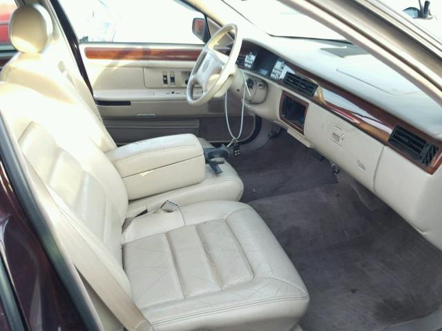 1G6KD52B4RU221523 - 1994 CADILLAC DEVILLE BURGUNDY photo 5