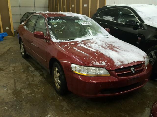 JHMCG5677YC021916 - 2000 HONDA ACCORD SE RED photo 1