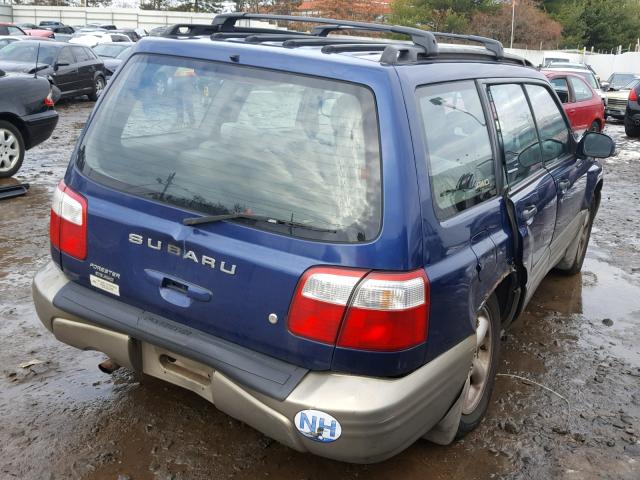 JF1SF65511G708559 - 2001 SUBARU FORESTER S 蓝色 照片 4