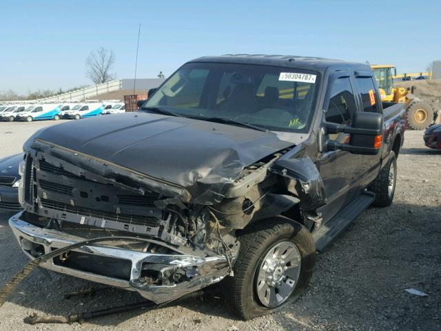 1FTSW21548EC13495 - 2008 FORD F250 SUPER GRAY photo 2