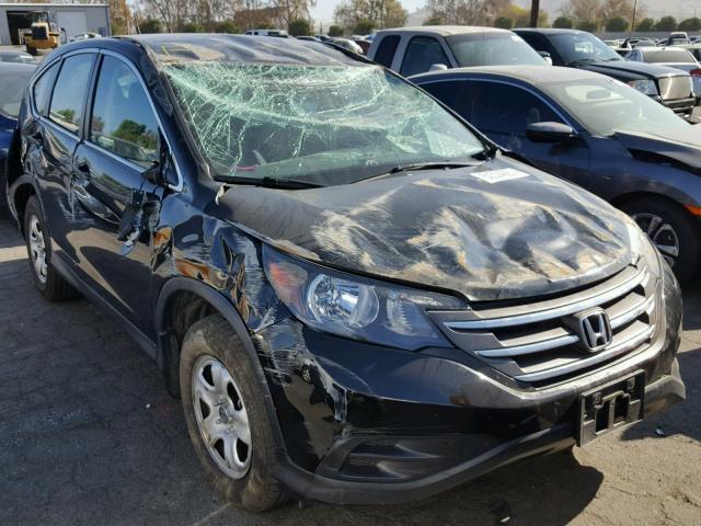 2HKRM3H36EH537073 - 2014 HONDA CR-V LX BLACK photo 1