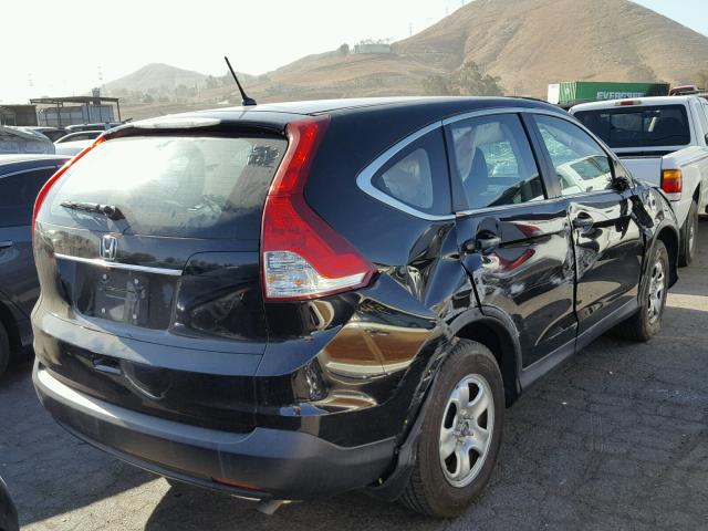 2HKRM3H36EH537073 - 2014 HONDA CR-V LX BLACK photo 4