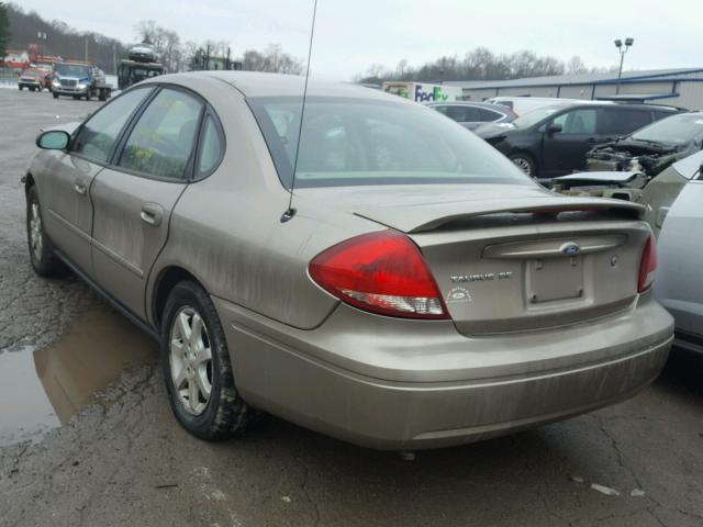 1FAFP53235A140857 - 2005 FORD TAURUS SE GOLD photo 3