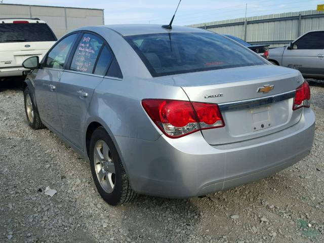 1G1PF5SC0C7144170 - 2012 CHEVROLET CRUZE LT SILVER photo 3