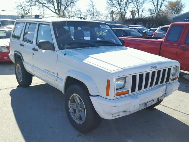 1J4FF58S6YL269572 - 2000 JEEP CHEROKEE C WHITE photo 1