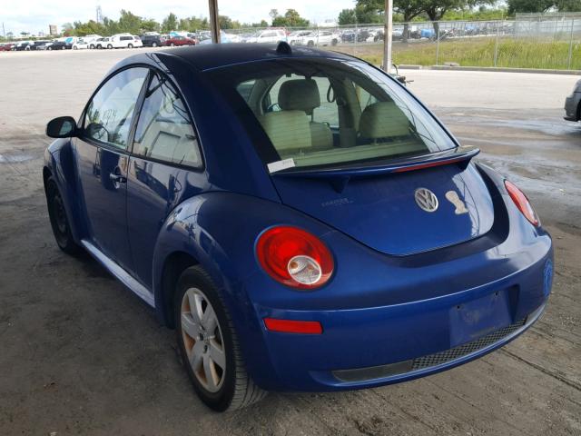 3VWRW31C97M504096 - 2007 VOLKSWAGEN NEW BEETLE 蓝色 照片 3