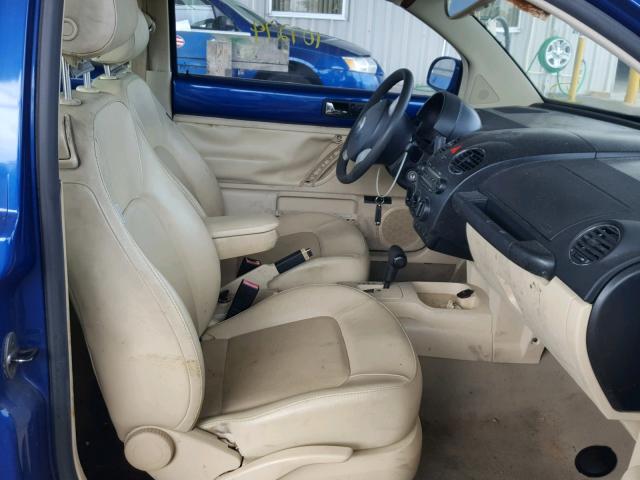 3VWRW31C97M504096 - 2007 VOLKSWAGEN NEW BEETLE 蓝色 照片 5