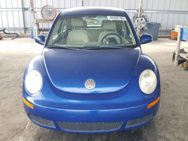 3VWRW31C97M504096 - 2007 VOLKSWAGEN NEW BEETLE 蓝色 照片 9