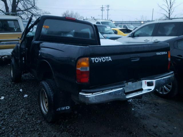 4TAPM62N3WZ137285 - 1998 TOYOTA TACOMA BLACK photo 3