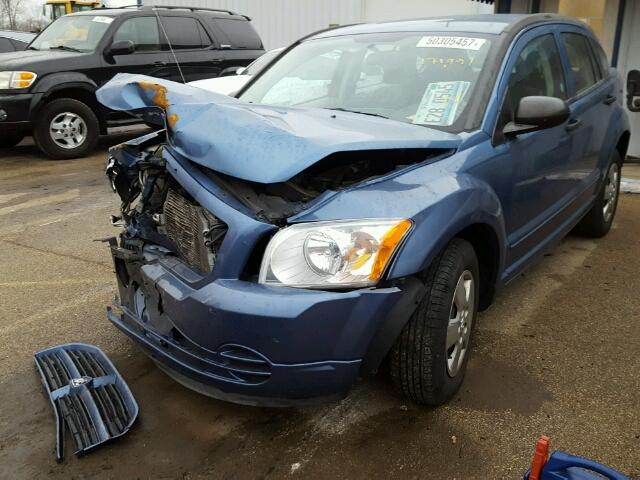 1B3HB28BX7D282537 - 2007 DODGE CALIBER BLUE photo 2