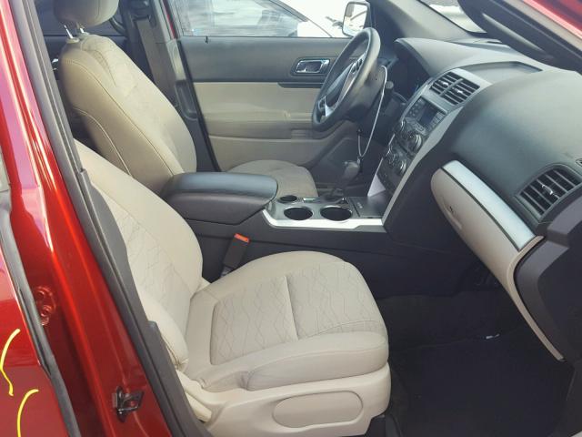 1FM5K7B84EGA11587 - 2014 FORD EXPLORER RED photo 5