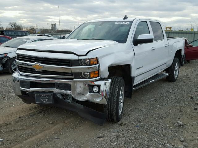 1GC1KWEG1FF524612 - 2015 CHEVROLET SILVERADO WHITE photo 2