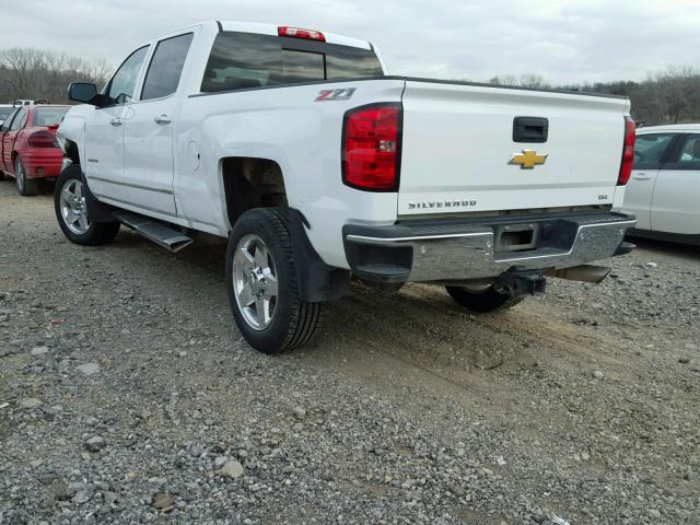 1GC1KWEG1FF524612 - 2015 CHEVROLET SILVERADO WHITE photo 3