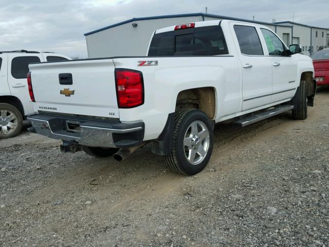 1GC1KWEG1FF524612 - 2015 CHEVROLET SILVERADO WHITE photo 4