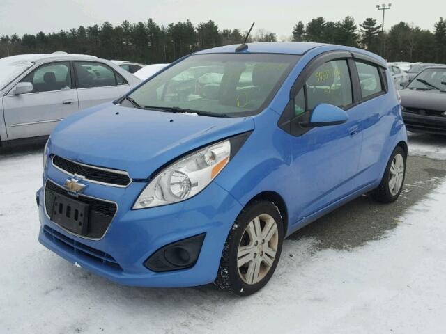 KL8CB6S98DC507408 - 2013 CHEVROLET SPARK LS BLUE photo 2