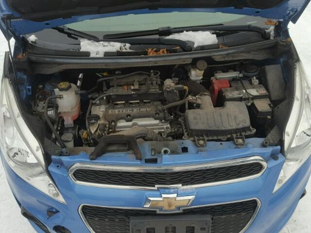 KL8CB6S98DC507408 - 2013 CHEVROLET SPARK LS BLUE photo 7