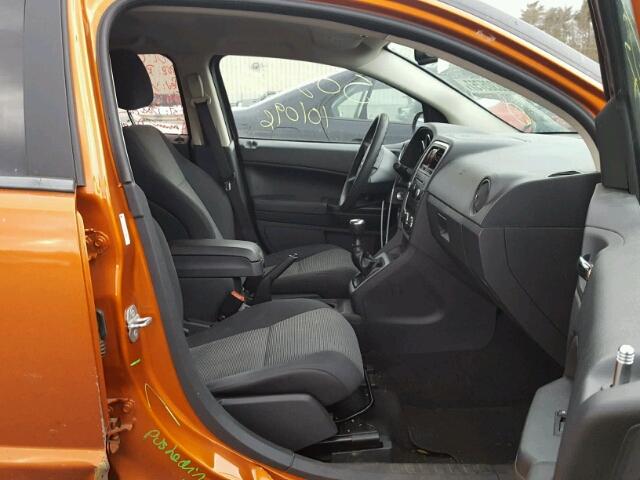 1B3CB5HA8BD182982 - 2011 DODGE CALIBER HE ORANGE photo 5