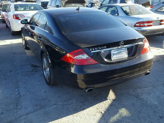 WDDDJ72XX7A088339 - 2007 MERCEDES-BENZ CLS 550 BLACK photo 3