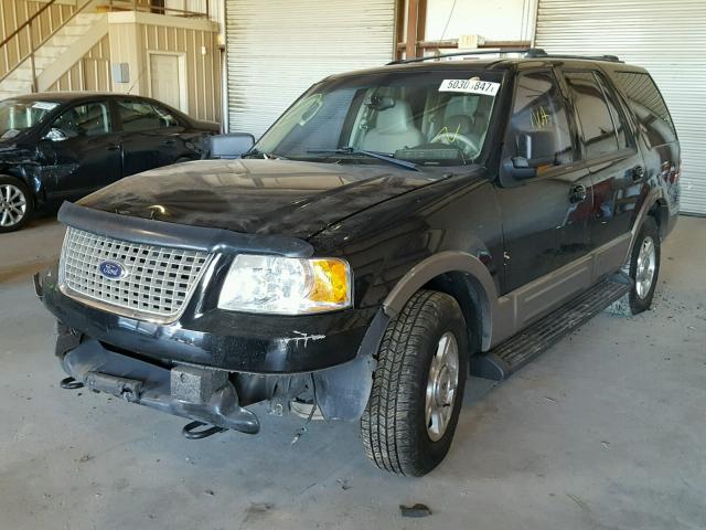 1FMFU18L63LA97304 - 2003 FORD EXPEDITION BLACK photo 2