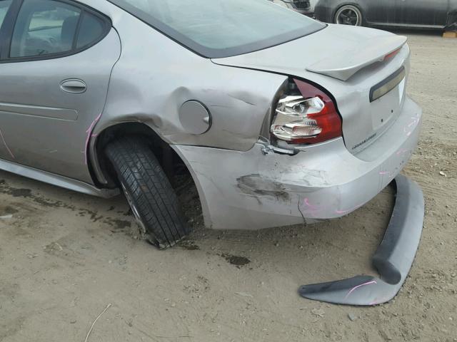 2G2WP552481104749 - 2008 PONTIAC GRAND PRIX ვერცხლისფერი ფოტო 9