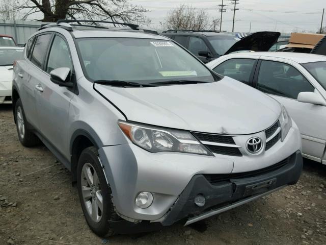 2T3RFREV4EW147925 - 2014 TOYOTA RAV4 XLE SILVER photo 1