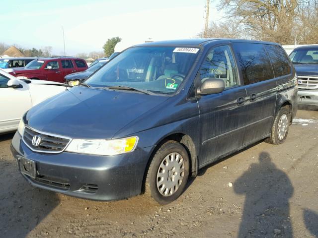 5FNRL18523B148743 - 2003 HONDA ODYSSEY LX GRAY photo 2